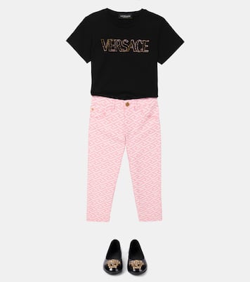 La Greca printed jeans | Versace Kids