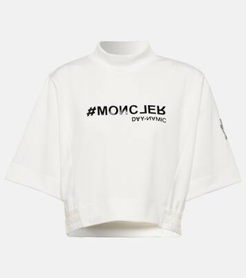 Printed cropped T-shirt | Moncler Grenoble