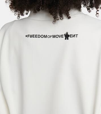 Printed cropped T-shirt | Moncler Grenoble