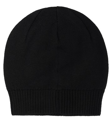 Logo virgin wool beanie | Dolce&Gabbana Kids