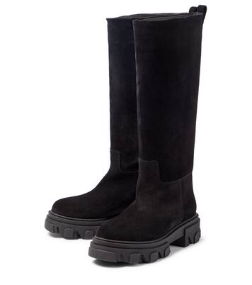 Gia x Pernille Teisbaek – Bottes Perni 07 en daim | Gia Borghini