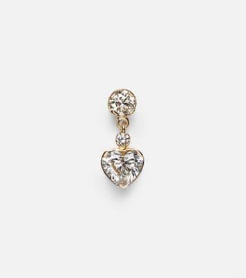 Chambre Diamant 18kt yellow gold single earring with diamonds | Sophie Bille Brahe