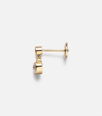 Chambre Diamant 18kt yellow gold single earring with diamonds | Sophie Bille Brahe