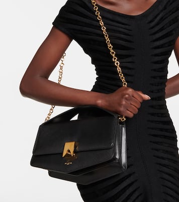 Sac à bandoulière Le Papa Medium en cuir | Alaïa