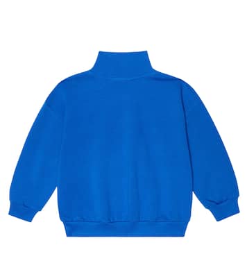 Half-zip cotton sweater | Mini Rodini