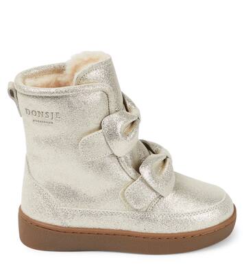 Isa 메탈릭 레더 부츠 | Donsje