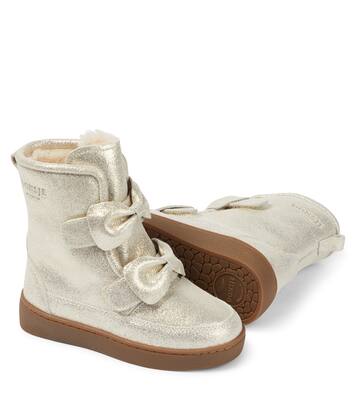 Isa 메탈릭 레더 부츠 | Donsje