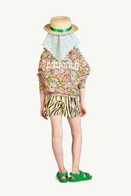 Seahorse floral cotton sweater | The Animals Observatory