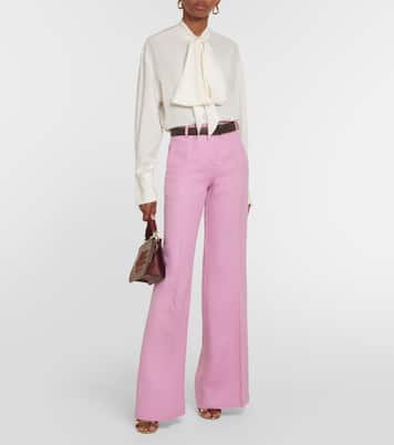 Pantalon ample en laine mélangée | Etro