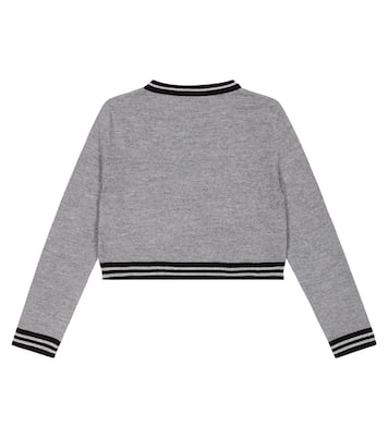 Logo knitted wool sweater | Balmain Kids