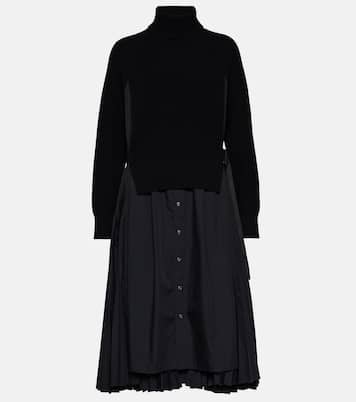 Turtleneck midi dress | Sacai
