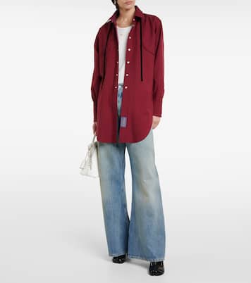 Wendbares Hemd aus Woll-Gabardine | Maison Margiela