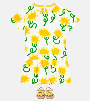 Robe en coton à fleurs | Stella McCartney Kids