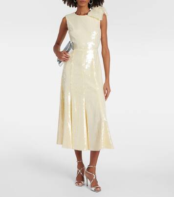 Robe midi à sequins | Roland Mouret