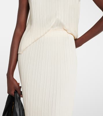 Midirock aus Satin | Vince