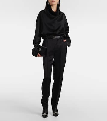 Balvisa embellished satin ankle boots | Manolo Blahnik