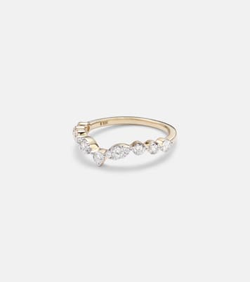 Ring Muse Tiara aus 10kt Gelbgold mit Diamanten | Stone and Strand