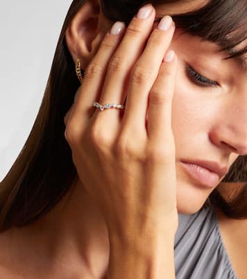 Ring Muse Tiara aus 10kt Gelbgold mit Diamanten | Stone and Strand