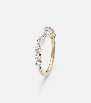 Ring Muse Tiara aus 10kt Gelbgold mit Diamanten | Stone and Strand
