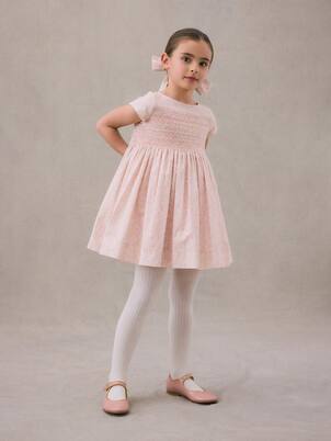 Robe Duchesse en coton à ornements | Bonpoint