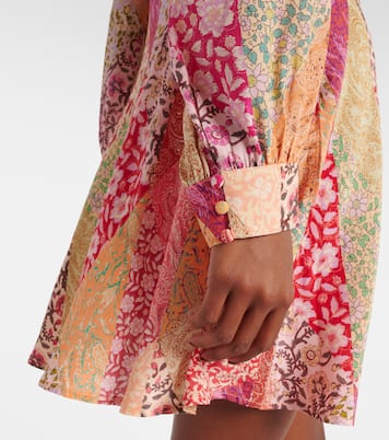 Robe Hebe imprimée en soie | Rixo