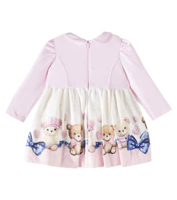 Baby printed ruffled dress | Monnalisa