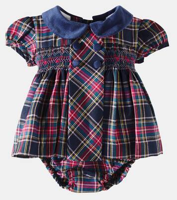 Bébé – Set robe et culotte bloomer Arcadia en coton | La Coqueta