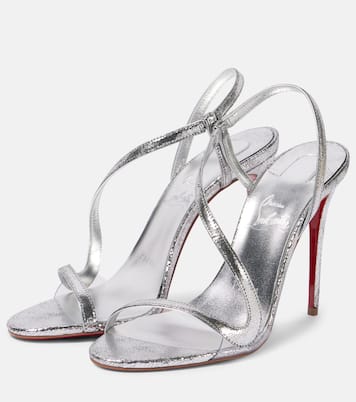 Rosalie 100 mirrored leather sandals | Christian Louboutin