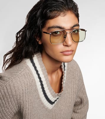 Sartorial Sunset square sunglasses | Brunello Cucinelli