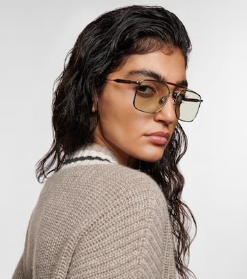 Sartorial Sunset square sunglasses | Brunello Cucinelli