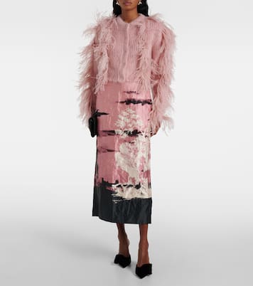 85 bow-detail velvet mules | Gianvito Rossi