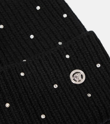 Mütze aus Wolle mit Kristallen | Versace