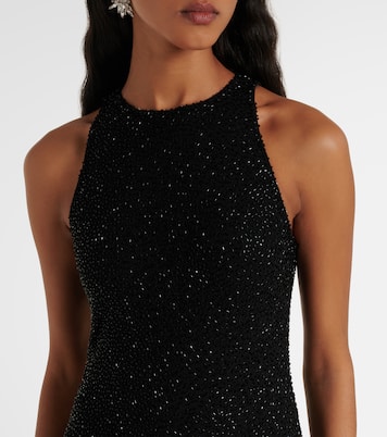 Verzierte Robe Gabrielle aus Crêpe  | Staud