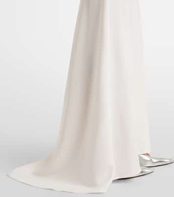 Verzierte Robe Gabrielle aus Crêpe  | Staud