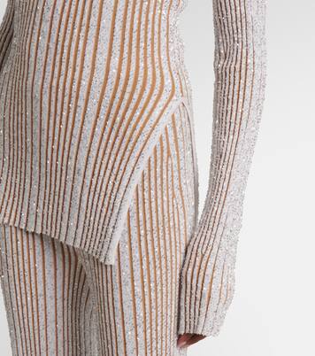 Top aus Häkelstrick mit Pailletten | Missoni