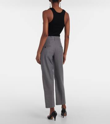 Pantalones tapered Ritana de lana a rayas | Isabel Marant