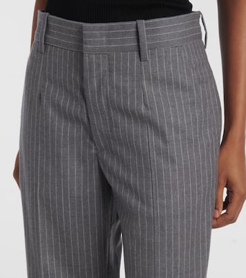 Pantalones tapered Ritana de lana a rayas | Isabel Marant