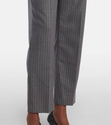 Pantalones tapered Ritana de lana a rayas | Isabel Marant