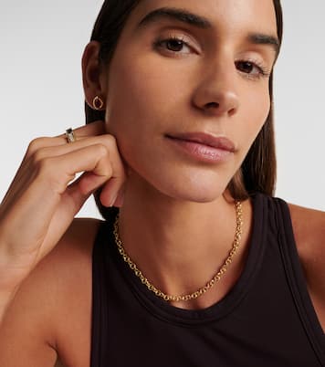 Collana The Lower Coast in oro 18kt con diamanti e perle | Octavia Elizabeth