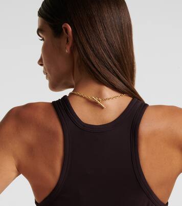 Collana The Lower Coast in oro 18kt con diamanti e perle | Octavia Elizabeth