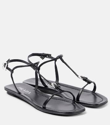 Leather sandals | Prada