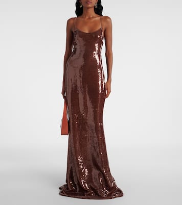 Robe longue à sequins | The New Arrivals Ilkyaz Ozel