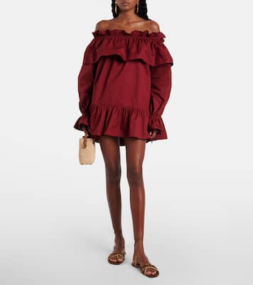 صندل من الجلد Babylone Cassandre | Saint Laurent