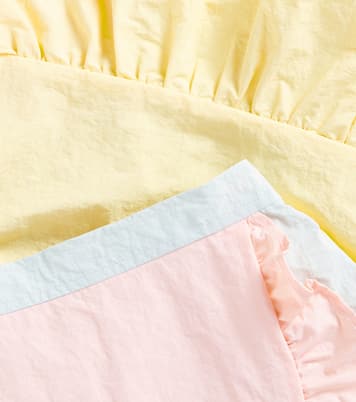 Colorblocked wrap skirt | Tinycottons