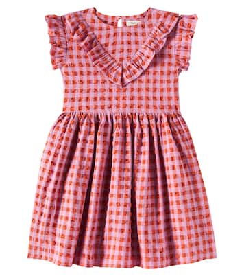 Iris gathered cotton-blend dress | The New Society