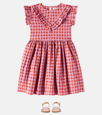 Iris gathered cotton-blend dress | The New Society