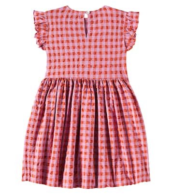 Iris gathered cotton-blend dress | The New Society