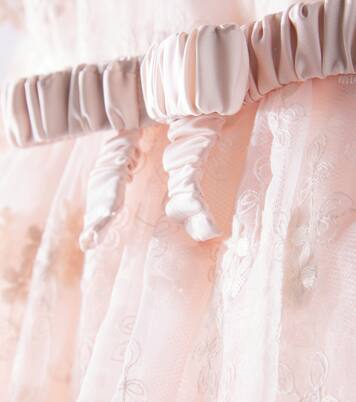 Floral embroidered organza dress | Petite Amalie  