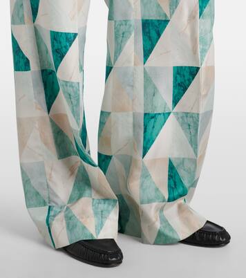 Pantalon ample Thoresby en soie | Joseph