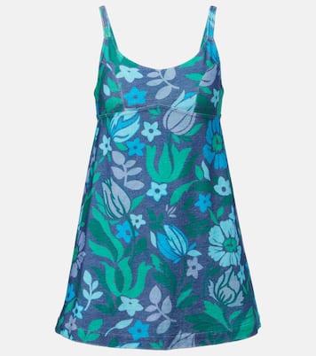 Abito corto in jersey di cotone con stampa floreale | Chloé